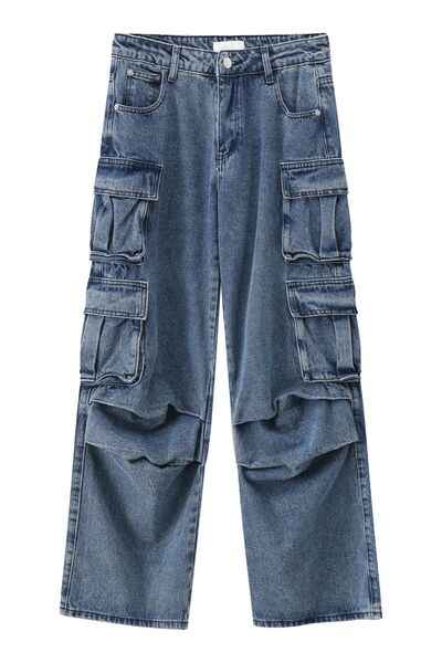Jeans with Cargo Pockets - Damned Threads